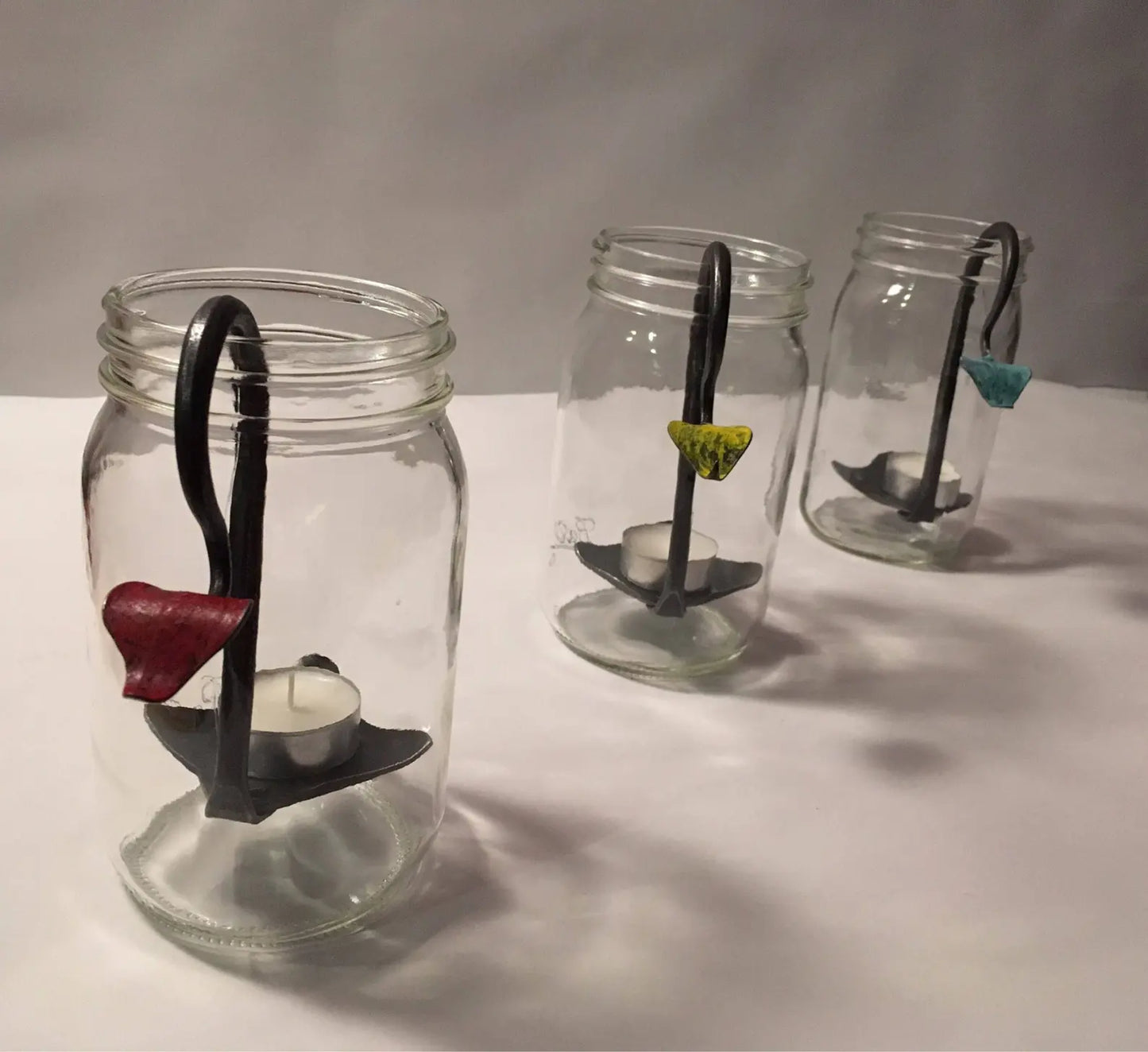 Mason Jar Candle Holders